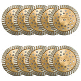 Bulk Package 7 Inch Concrete Diamond Grinding Cup Wheel Collection - Vortex Diamond