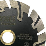 Supreme Quality Dry or Wet Cutting Saw T Segmented Diamond Blades (VPTS) for Granite Stone Concrete - Vortex Diamond