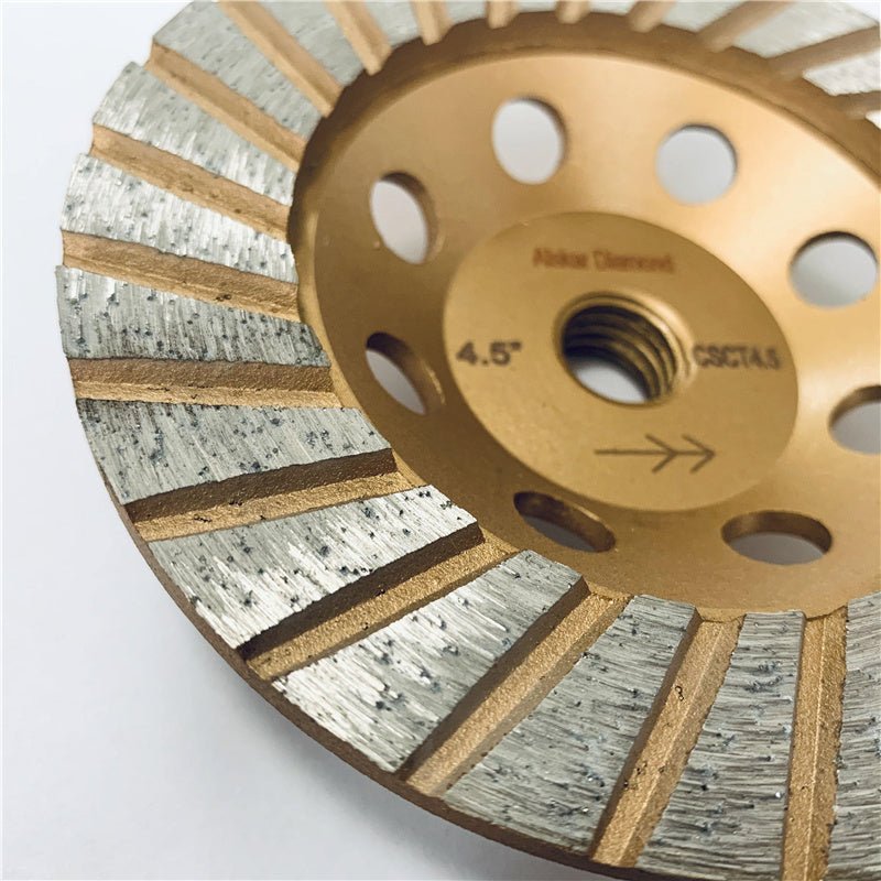Turbo Diamond Cup Wheel High Diamond Concentration For Aggressive Material Removal - Vortex Diamond