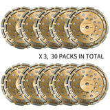 Bulk Package 7 Inch Concrete Diamond Grinding Cup Wheel Collection