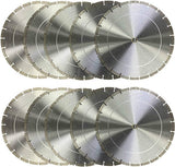 VSGS14 14 Inch Diamond Concrete Saw Blade – 10pcs, 50pcs Bulk Options | Wet & Dry Cutting - Vortex Diamond